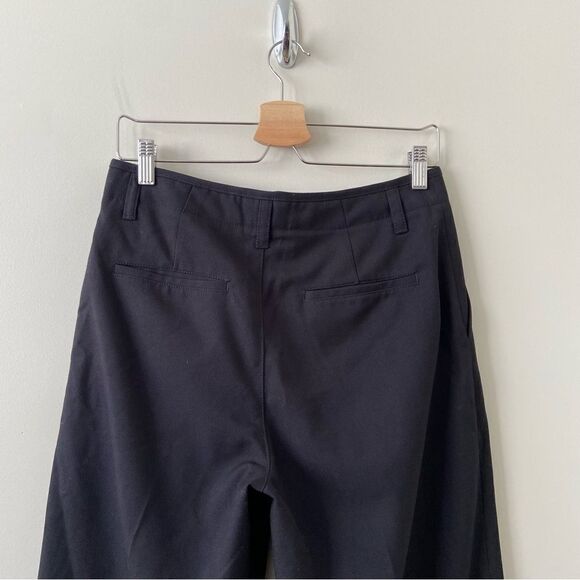 CLUB Monaco-Wide Leg Black High Rose Pants - Picture 6 of 10